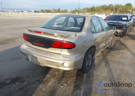 2001 Pontiac Sunfire Se из США, поврежденный, VIN 1G2JB524X17335369